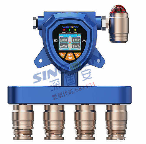 在线式四合一气体浓度检测仪