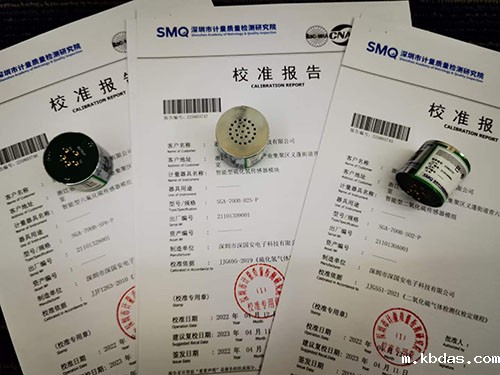 智能硫化氢气体传感器校准报告