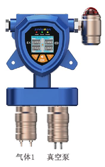 固定一体泵吸式氮气传感器探头 固定一体泵吸式氮气传感器探头