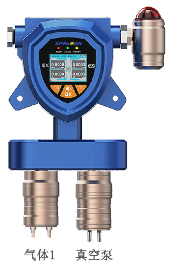 固定一体泵吸式甲基乙基酮气体传感器探头 固定一体泵吸式甲基乙基酮气体传感器探头