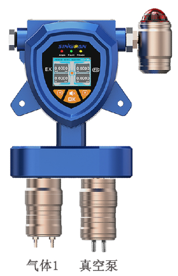 固定一体泵吸式酒精气体传感器探头 固定一体泵吸式酒精气体传感器探头