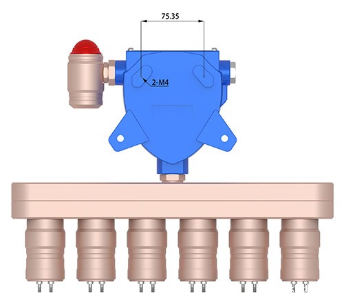 在线泵吸式多合一气体浓度监测仪 在线泵吸式多合一气体浓度监测仪